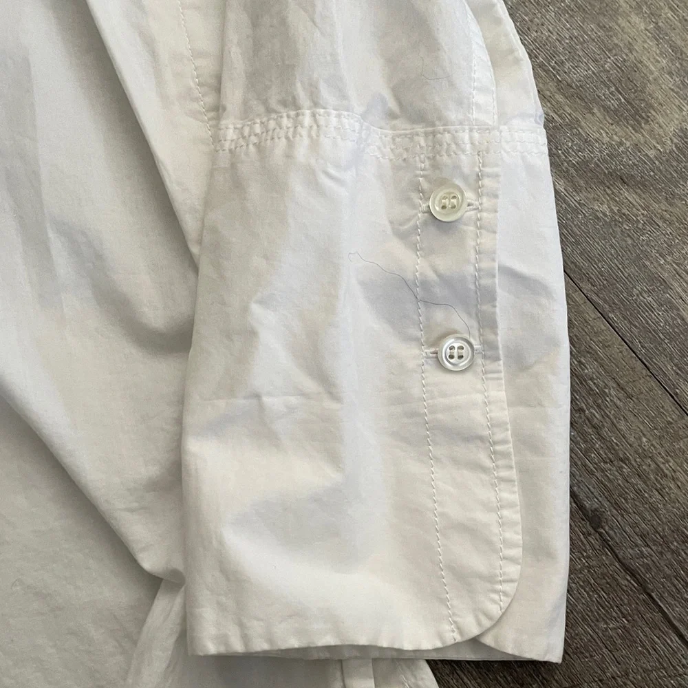 J. Crew Crisp White‎ Tunic Top